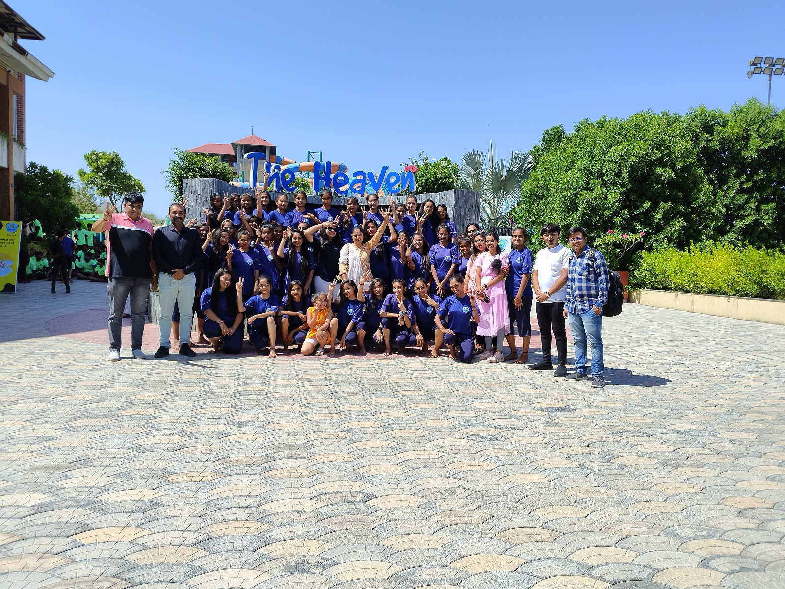 An exciting trip to The Heaven Water Park organized for the students by the institution.